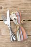 Napkin, GOTS organic cotton, striped, 40 x 40 cm