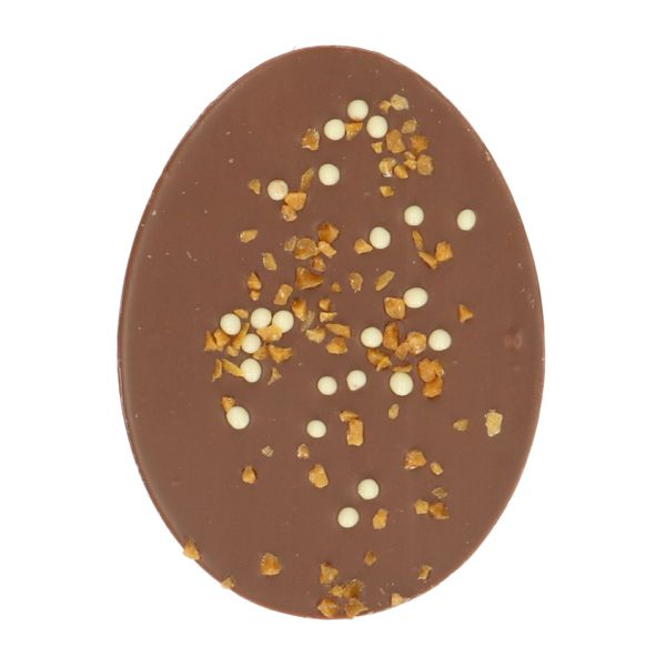Chocolade ei melk, karamel crisp, 100 gram Chocolade ei melk, karamel crisp, 100 gram