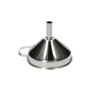 Entonnoir avec passoire intégrée, inox, Ø13 cm Entonnoir avec passoire intégrée, inox, Ø13 cm