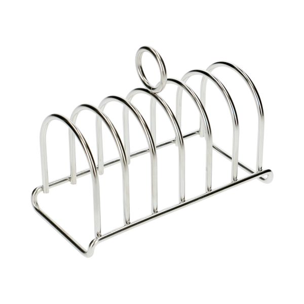 Toastrekje, roestvrijstaal, voor 6 sneetjes brood