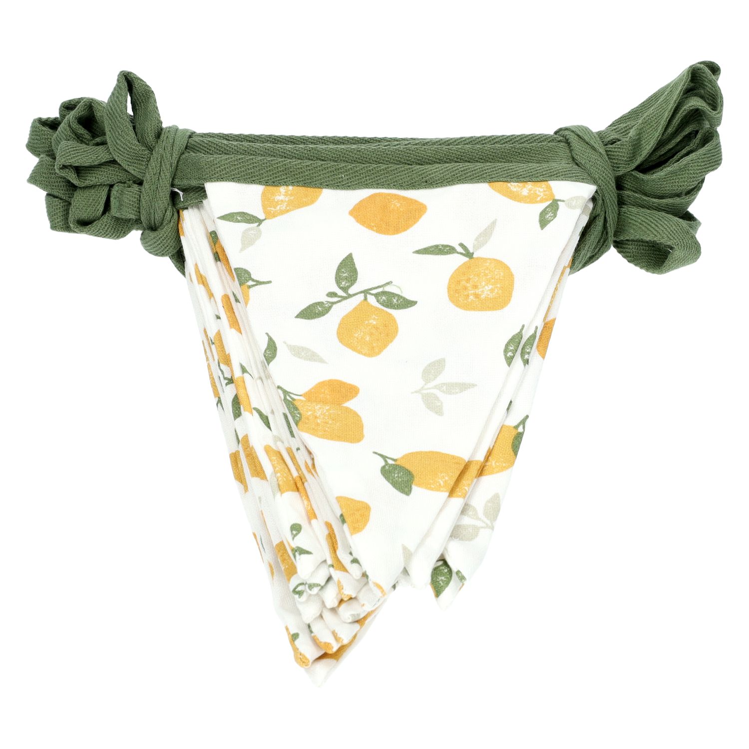 Organic cotton lemon garland 2