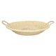 Schaal, palmblad, 2 handvatten, Ø 50 cm x 10 cm Schaal, palmblad, 2 handvatten, Ø 50 cm x 10 cm