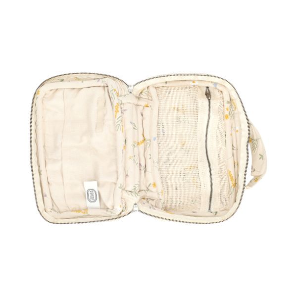 Trousse de toilette, coton bio GOTS, mimosa, 26 x 16 x 10 cm Trousse de toilette, coton bio GOTS, mimosa, 26 x 16 x 10 cm