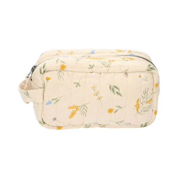 Trousse de toilette, coton bio GOTS, mimosa, 20 x 12 x 9 cm Trousse de toilette, coton bio GOTS, mimosa, 20 x 12 x 9 cm