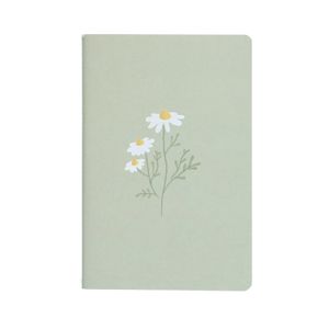 Cahier, papier ligné, pâquerettes, A5 Cahier, papier ligné, pâquerettes, A5