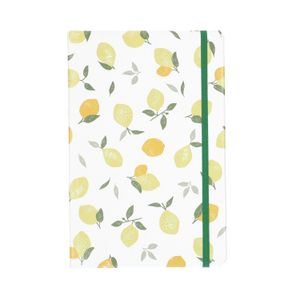 Notebook, hardcover, lemons, A5 Notebook, hardcover, lemons, A5