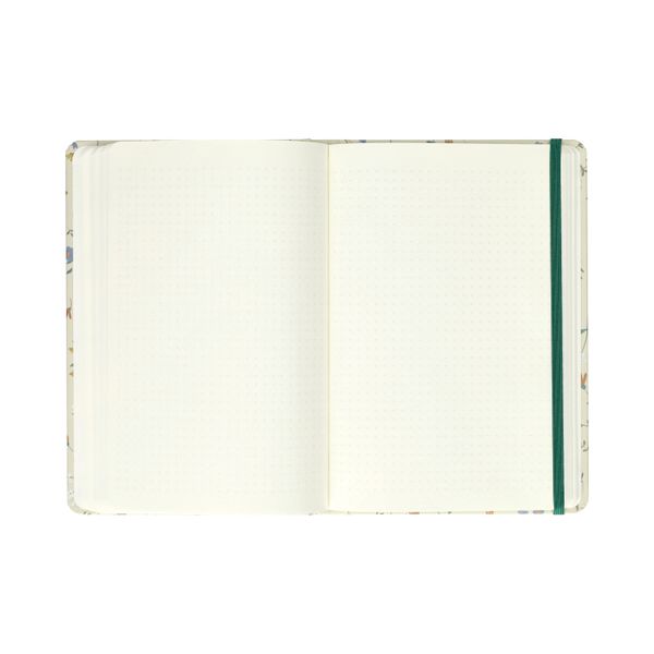 Notitieboek, harde kaft, veldbloemen, A5 Notitieboek, harde kaft, veldbloemen, A5