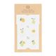 Sticker sheet, lemons, 6 sheets