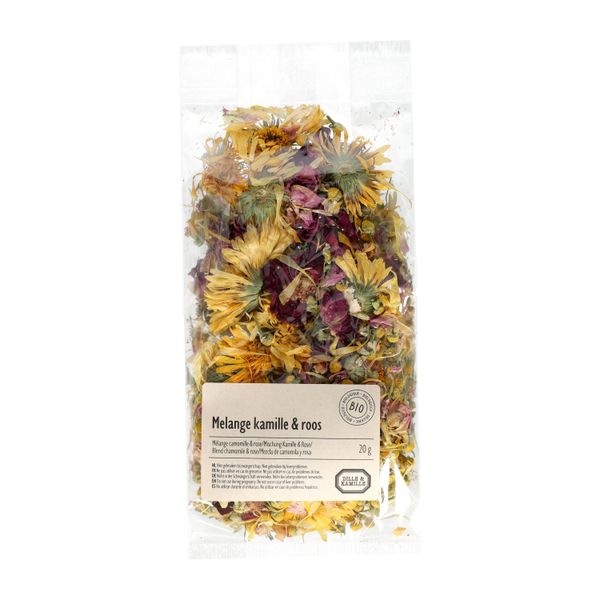 Kamille en roos, kruidenmelange, biologisch, 20 gram