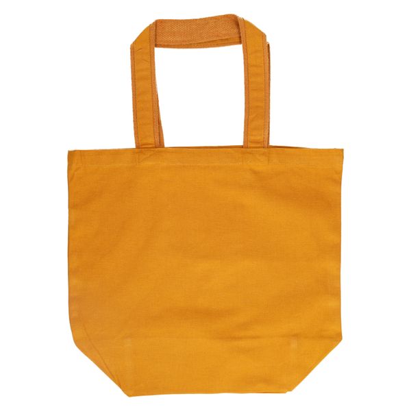 Shopper, bio-katoen, honinggeel, 45 x 37 x 19 cm