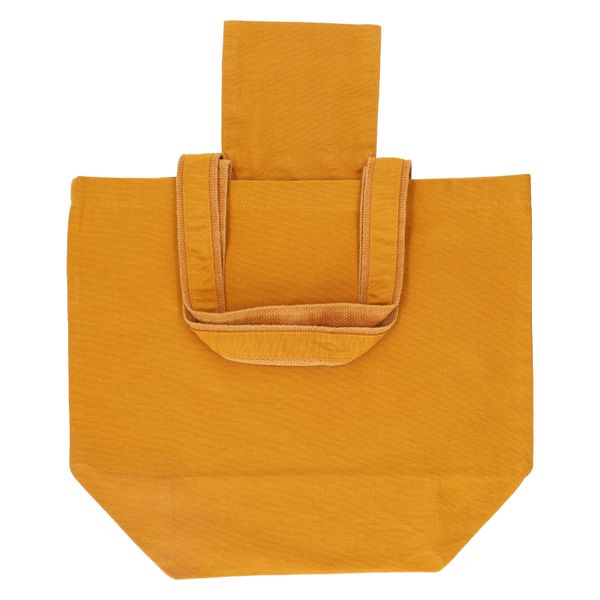 Shopper, bio-katoen, honinggeel, 45 x 37 x 19 cm