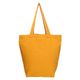 Shopper, bio-katoen, honinggeel, 45 x 37 x 19 cm