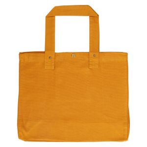 Shopper, groß, Bio-Baumwolle, honiggelb, 38 x 22 x 44 cm