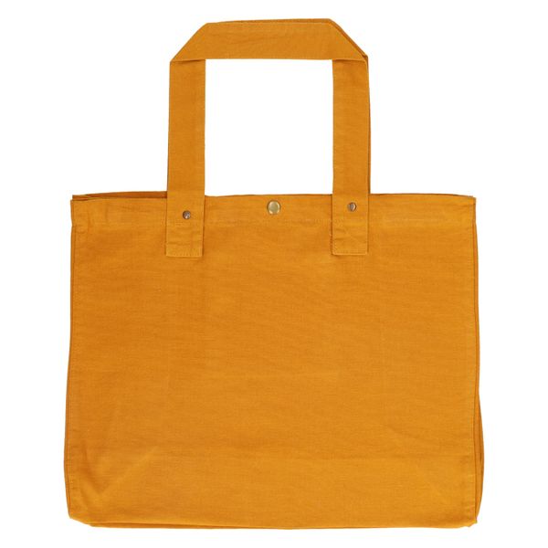 Shopper, bio-katoen, honinggeel, 38 x 22 x 44 cm
