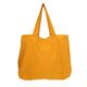 Shopper, bio-katoen, honinggeel, 38 x 22 x 44 cm