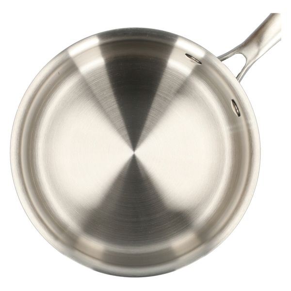 Stielkochtopf mit Glasdeckel, 3-lagig, rostfreier Stahl, 1,25l, Ø16 cm