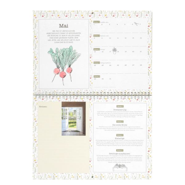 Gemüsegartenkalender, Dille & Kamille Gemüsegartenkalender, Dille & Kamille