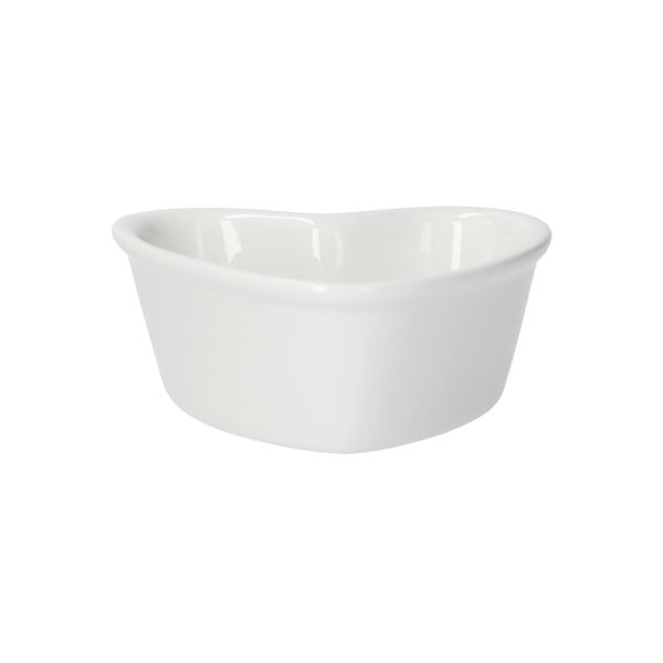 Ramequin, porcelaine, coeur, Ø9 x 4 cm Ramequin, porcelaine, coeur, Ø9 x 4 cm