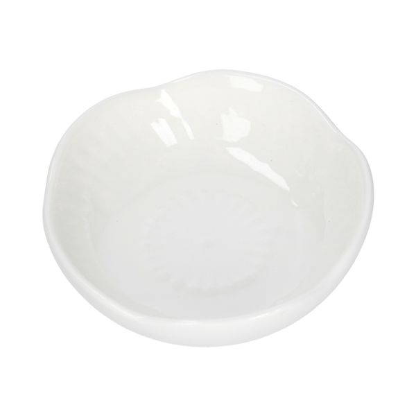 Schaaltje bloem, porselein,Ø8 cm