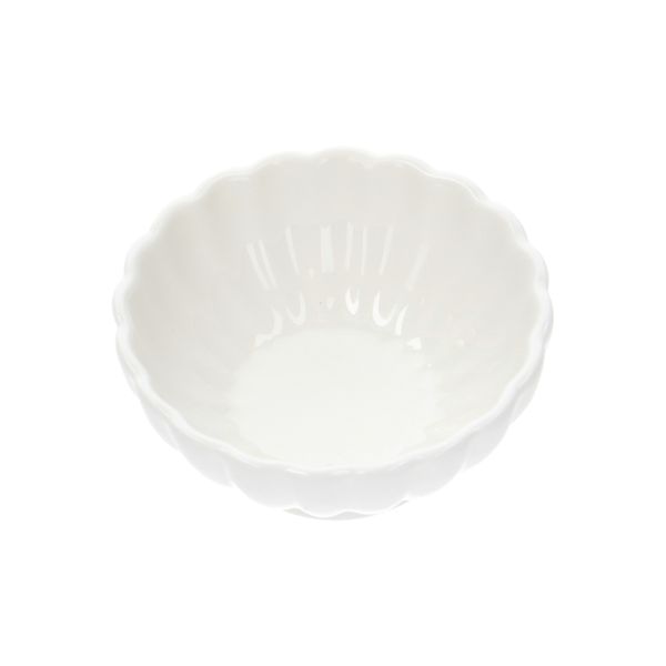 Schaaltje schulp, porselein,Ø8 cm