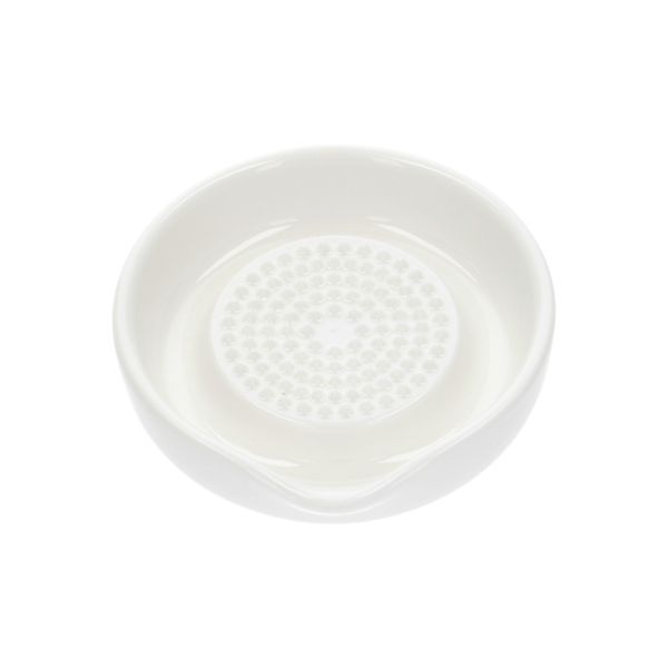 Gember- en knoflookrasp, porselein,Ø9 cm