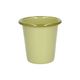 Beker, emaille, lichtgroen met een olijfgroene rand, Ø8 CM