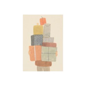 Carte, pile de cadeaux Carte, pile de cadeaux