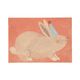 Carte, lapin avec chapeau de fête Carte, lapin avec chapeau de fête