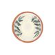 Bol, terre cuite, feuille bleue, 9,5 x 5 cm Bol, terre cuite, feuille bleue, 9,5 x 5 cm