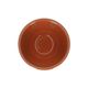 Bowl, terracotta, green leaf, 9.5 X 5 cm