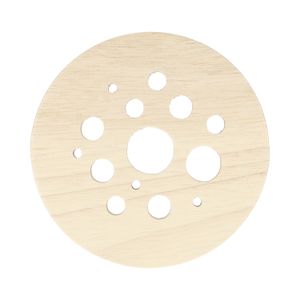 Bloemverdeler, rubberhout, Ø 10 cm
