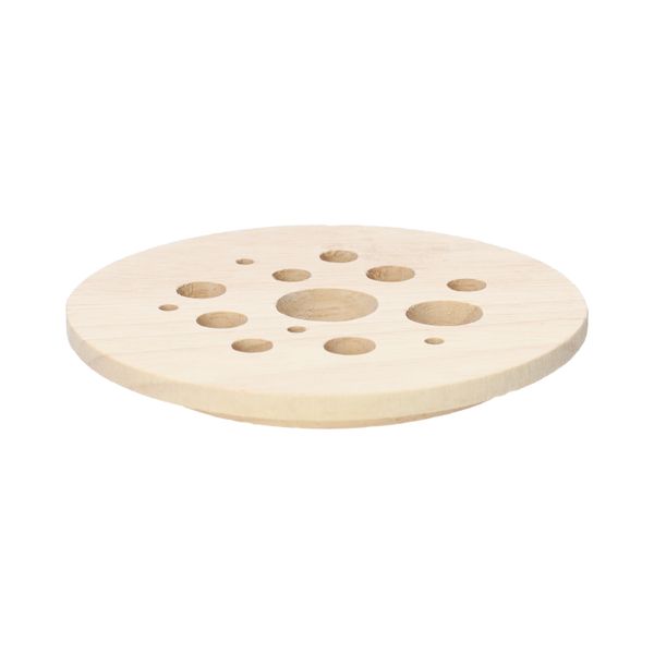Bloemverdeler, rubberhout, Ø 10 cm