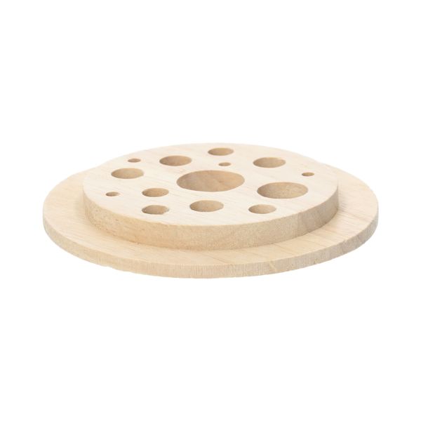 Bloemverdeler, rubberhout, Ø 10 cm
