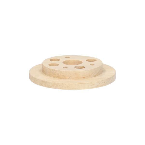 Bloemverdeler, rubberhout, Ø6,5 cm