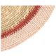 Placemat, seagrass, pink edge, Ø38 cm