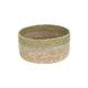 Basket, seagrass, green, Ø15 cm