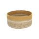Basket, seagrass, yellow, Ø15 cm