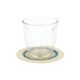 Coaster, seagrass, blue rim 4