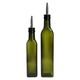 Bouteille à huile/vinaigre, verre vert, carré, 250 ml Bouteille à huile/vinaigre, verre vert, carré, 250 ml