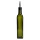 Bouteille à huile/vinaigre, verre vert, 500 ml