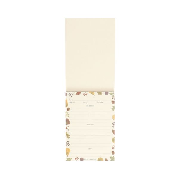 Receptenplanner, papier, perenoogst, A6 Receptenplanner, papier, perenoogst, A6