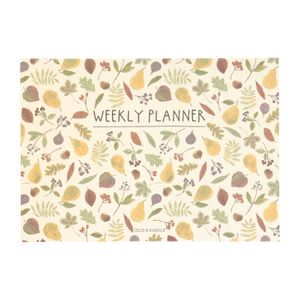 Weekly planner, paper, pear harvest, A4 Weekly planner, paper, pear harvest, A4
