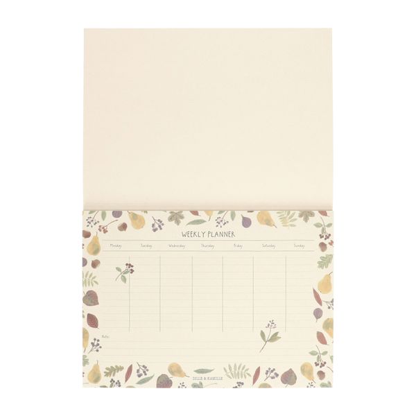 Weekplanner, papier, perenoogst, A5