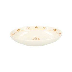Schaal decoratief, steengoed, oker, 23 X 16.5 X 4.5 cm Schaal decoratief, steengoed, oker, 23 X 16.5 X 4.5 cm