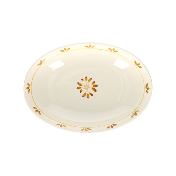 Schaal decoratief, steengoed, oker, 23 X 16.5 X 4.5 cm Schaal decoratief, steengoed, oker, 23 X 16.5 X 4.5 cm