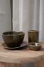 Tasse, vert foncé, grès, Ø8 x 9,5 cm Tasse, vert foncé, grès, Ø8 x 9,5 cm