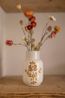 Vase, dessin, grès, ocre, Ø9 x 15 cm Vase, dessin, grès, ocre, Ø9 x 15 cm