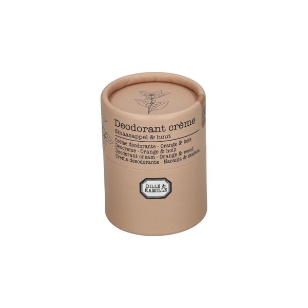 Deodorant crème, sinaasappel en hout, 40 gram