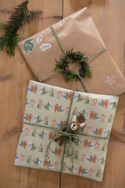 Stickervel, winteraccessoires, 6 stuks Stickervel, winteraccessoires, 6 stuks