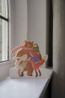 Kerstkaart met envelop, groepsknuffel dieren